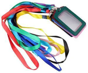 8Pcs Lanyard Work Cards Holder Featuring Double-Sided Transparent Design Premium Protection Easy Insert Remove for Id 8Pcs Lanyard Work Cards Holder Featuring Double-Sided Transparent Design Premium Protection Easy Insert Remove for Id