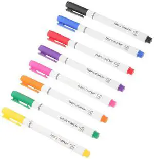 8Pcs Professional Fabric Markers Multi Function Paint Pens for Clothes Pillowcases DIY Home Craft Graffiti Marker Set 8Pcs Professional Fabric Markers Multi Function Paint Pens for Clothes Pillowcases DIY Home Craft Graffiti Marker Set