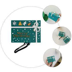 Christmas Themed Headphone Case for and 2 Protective Dustproof Earphone Cover Sturdy Buckle Design Christmas Themed Headphone Case for and 2 Protective Dustproof Earphone Cover Sturdy Buckle Design
