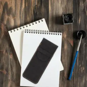 2Pcs Fine Detail Pen Protective Pouch Simple Design PU Pen Sleeve for Two Stylus Writing Pens Office University Daily Use 2Pcs Fine Detail Pen Protective Pouch Simple Design PU Pen Sleeve for Two Stylus Writing Pens Office University Daily Use