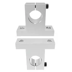 4Pcs 3D Printer Shaft Support Fixed Bracket for High Temperature Shrinkage Stable Linear Rail Shaft Guide Accessories 4Pcs 3D Printer Shaft Support Fixed Bracket for High Temperature Shrinkage Stable Linear Rail Shaft Guide Accessories