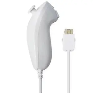 For Wii Left Controller,Curved Handle, For Wii Console,Game Controller, Left Remote Control, Chicken Leg Design For Wii Left Controller,Curved Handle, For Wii Console,Game Controller, Left Remote Control, Chicken Leg Design