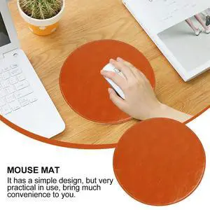 Round Mouse Pad Microfiber Surface Smooth Glide Precision Control Double-Sided Design Comfortable No Deformation Home Office Round Mouse Pad Microfiber Surface Smooth Glide Precision Control Double-Sided Design Comfortable No Deformation Home Office