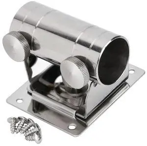 Adjustable Stainless Steel Fishing Umbrella Base Stand - Bracket Holder for Fishing Box Adjustable Stainless Steel Fishing Umbrella Base Stand - Bracket Holder for Fishing Box