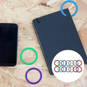 100Pcs Plastic Loose Leaf Rings Heavy Duty Snap Book Binder Rings for Document Organization Memo Filing Sample Holders Paper 100Pcs Plastic Loose Leaf Rings Heavy Duty Snap Book Binder Rings for Document Organization Memo Filing Sample Holders Paper
