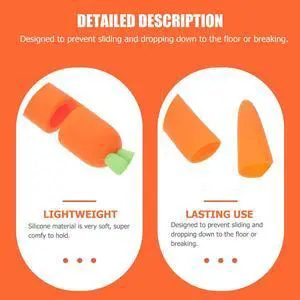Carrot Silicone Stylus Sleeve Cover Orange Ergonomic Grip Compatible Pencil 1 Anti-Slip Protective Cover Reduce Wrist Carrot Silicone Stylus Sleeve Cover Orange Ergonomic Grip Compatible Pencil 1 Anti-Slip Protective Cover Reduce Wrist