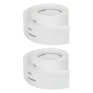 2 Rolls English Record Date Stickers Eco-Friendly Natural Paper Self-Adhesive Food el for Kitchen Home Classroom Craft DIY 2 Rolls English Record Date Stickers Eco-Friendly Natural Paper Self-Adhesive Food el for Kitchen Home Classroom Craft DIY