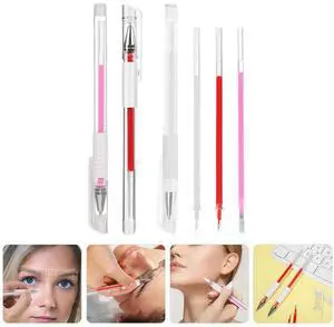 1Set Tattoo Eyebrow Marker Pen Professional Skin Marking Pen Mapping Tool for Precise Eyebrow Lip Positioning Beauty Tool 1Set Tattoo Eyebrow Marker Pen Professional Skin Marking Pen Mapping Tool for Precise Eyebrow Lip Positioning Beauty Tool