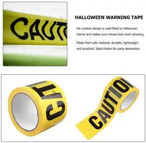 1Pcs Halloween Party Decoration Caution Tape Pe Material Spooky Atmosphere Cordon Tape for Home Bar Ktv Haunted House Event 1Pcs Halloween Party Decoration Caution Tape Pe Material Spooky Atmosphere Cordon Tape for Home Bar Ktv Haunted House Event
