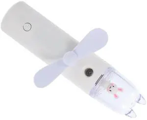 1Pcs Water Misting Fan USB Rechargeable Cooler Silent Balanced Blades Summer Must-Have Personal Mini Fan for Travel 1Pcs Water Misting Fan USB Rechargeable Cooler Silent Balanced Blades Summer Must-Have Personal Mini Fan for Travel