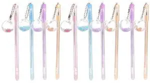10Pcs Hanging Pendant Gel Pens Set Stylish Eco Friendly Student Writing Roller Pens for Daily Notes Coloring Crafting 10Pcs Hanging Pendant Gel Pens Set Stylish Eco Friendly Student Writing Roller Pens for Daily Notes Coloring Crafting
