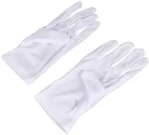 12Pairs Lightweight Protective Gloves for Gardening Industrial Work Jewelry Handling Coin Collection Fingerprint-Free 12Pairs Lightweight Protective Gloves for Gardening Industrial Work Jewelry Handling Coin Collection Fingerprint-Free