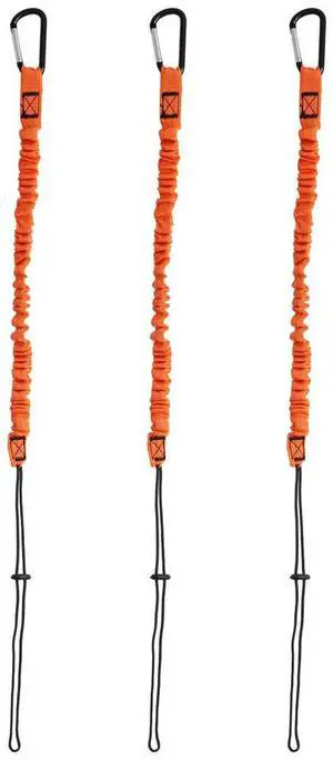 Tool Lanyard,3 Pcs Safety Lanyard with Carabiner,Shock Absorbing Safety Lanyard Adjustable Safety Lanyard for Work Tools Tool Lanyard,3 Pcs Safety Lanyard with Carabiner,Shock Absorbing Safety Lanyard Adjustable Safety Lanyard for Work Tools