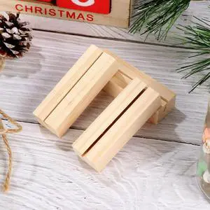 10Pcs Wooden Business Holder Thick Flat Base Unique Design Photo Stand Memo Card Display Organizer Table Holder for Office 10Pcs Wooden Business Holder Thick Flat Base Unique Design Photo Stand Memo Card Display Organizer Table Holder for Office