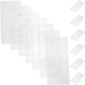 30Pcs PVC Bookmark Holder Display Sleeves Creative Lightweight Organizer Protector DIY Accessories for Office Reading Crafts 30Pcs PVC Bookmark Holder Display Sleeves Creative Lightweight Organizer Protector DIY Accessories for Office Reading Crafts