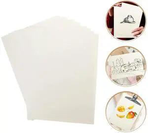 20 Sheets 8K Watercolor Paper Wear-Resistant Absorbent Mixed Media Painting Paper for Sketching Graffiti Colored Pencils Markers 20 Sheets 8K Watercolor Paper Wear-Resistant Absorbent Mixed Media Painting Paper for Sketching Graffiti Colored Pencils Markers