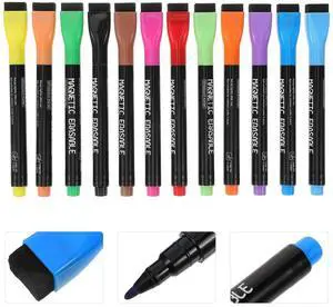 1Set Multicolor Liquid Chalk Markers Erasable Smooth Writing Dry Erase Markers for Whiteboard Paper Magnetic Surface 1Set Multicolor Liquid Chalk Markers Erasable Smooth Writing Dry Erase Markers for Whiteboard Paper Magnetic Surface