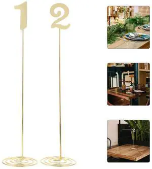 2Pcs Elegant Table Number Holder l Card Clip Stand for Wedding Centerpiece Decoration l Card Holder Table Number Holders 2Pcs Elegant Table Number Holder l Card Clip Stand for Wedding Centerpiece Decoration l Card Holder Table Number Holders