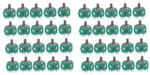 40PCS For PS4 3D Analog Joystick Thumb Stick For Switch Pro/ ONE/PS4 Game Controller Joystick Potentiometer 40PCS For PS4 3D Analog Joystick Thumb Stick For Switch Pro/ ONE/PS4 Game Controller Joystick Potentiometer