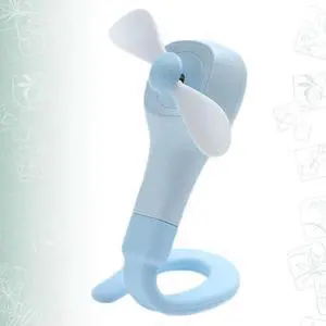 Sky-Blue Mini Handheld USB Fan Flexible Handle Adjustable for Outdoor Home Office Rechargeable Summer Cooling Fan Sky-Blue Mini Handheld USB Fan Flexible Handle Adjustable for Outdoor Home Office Rechargeable Summer Cooling Fan