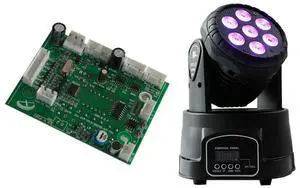 Stage Lighting 7x10w Small Led Moving Head Lights Control Board Stage Lighting Control Board Motherboard Drive Board Stage Lighting 7x10w Small Led Moving Head Lights Control Board Stage Lighting Control Board Motherboard Drive Board