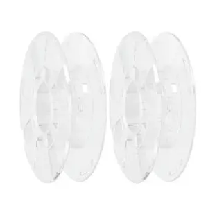 2pcs Reusable Plastic 3D Printer Filament Spool Transparent Empty Reel Holder Lightweight Tangle-Free Filament Winder Rack For 2pcs Reusable Plastic 3D Printer Filament Spool Transparent Empty Reel Holder Lightweight Tangle-Free Filament Winder Rack For