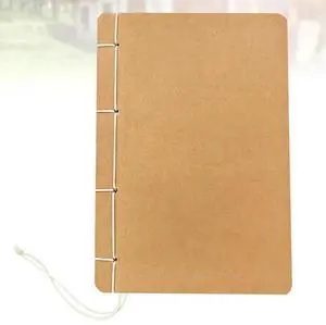 1Pcs A5 Retro Kraft Paper Notebook Handmade Thread-Bound Blank Pages Eye-Friendly Cream-Colored Paper for Diary Travel Journal 1Pcs A5 Retro Kraft Paper Notebook Handmade Thread-Bound Blank Pages Eye-Friendly Cream-Colored Paper for Diary Travel Journal