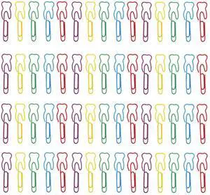 100Pcs Colorful Tooth Shape Paperclips Rust-Resistant l Clips for Office School Scrapbook Notes Mini Paper Fasteners 100Pcs Colorful Tooth Shape Paperclips Rust-Resistant l Clips for Office School Scrapbook Notes Mini Paper Fasteners
