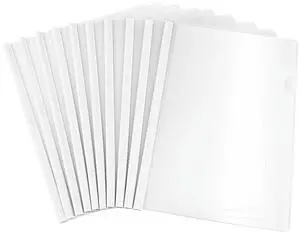 10Pcs File Folder Transparent Sliding Bar Holders for A4 Paper Display Report Covers Document Organizers Business School Office 10Pcs File Folder Transparent Sliding Bar Holders for A4 Paper Display Report Covers Document Organizers Business School Office