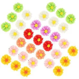 60Pcs Daisy Shaped Thumbtacks Multi Function Pushpins for Office Classroom Home Use Small Delicate Compact Desk Accessories 60Pcs Daisy Shaped Thumbtacks Multi Function Pushpins for Office Classroom Home Use Small Delicate Compact Desk Accessories