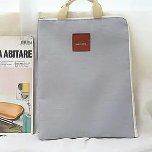 2Pcs Wear-Resistant Canvas Bag Zipper Design Briefcase for Laptop Tablet Documents File Organizer Business 2Pcs Wear-Resistant Canvas Bag Zipper Design Briefcase for Laptop Tablet Documents File Organizer Business