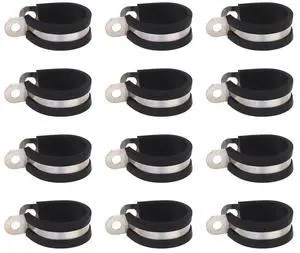 12Pcs Heavy Duty R-Type Cable Clip Wire Clamp for Vehicle Industry Boat Windshield Household Cable Organization Lightweight Easy 12Pcs Heavy Duty R-Type Cable Clip Wire Clamp for Vehicle Industry Boat Windshield Household Cable Organization Lightweight Easy