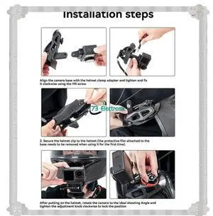 STARTRC For Pocket 3 Action 5 Pro/Ace Pro Action Camera Accessories- Motorcycle Helmet Bracket Helmet Chin STARTRC For Pocket 3 Action 5 Pro/Ace Pro Action Camera Accessories- Motorcycle Helmet Bracket Helmet Chin