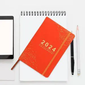 2024 Schedule Notebook English Agenda Notepad Wear Resistant Office Supply Daily Planner Organizer for Time Management and Habit 2024 Schedule Notebook English Agenda Notepad Wear Resistant Office Supply Daily Planner Organizer for Time Management and Habit