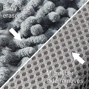 4Pcs Ergonomic Blackboard Eraser Made of Premium Chenille Material Dustless Whiteboard Cleaner for School Supplies Office 4Pcs Ergonomic Blackboard Eraser Made of Premium Chenille Material Dustless Whiteboard Cleaner for School Supplies Office