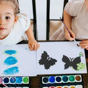 4 Bags Butterfly-Shaped Scratch Paper Art Sheets for Kids Adults Creative DIY Crafting Party Decoration Classroom Activity 4 Bags Butterfly-Shaped Scratch Paper Art Sheets for Kids Adults Creative DIY Crafting Party Decoration Classroom Activity