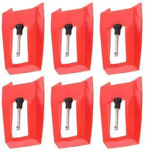 6Pcs Stylus Needle Phonograph Replacement Stylus for Vinyl Record Player Turntable Needle Pickup Accessory Replacement Pickup 6Pcs Stylus Needle Phonograph Replacement Stylus for Vinyl Record Player Turntable Needle Pickup Accessory Replacement Pickup