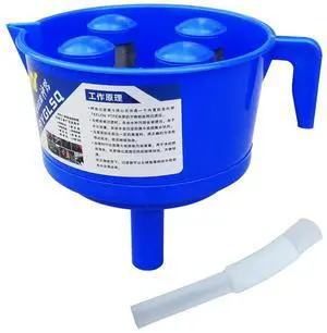 Funnel Type Oil and Water Separator with Four Filter Elements Diesels Gasoline Fuel Filter Fitting Accessories Funnel Type Oil and Water Separator with Four Filter Elements Diesels Gasoline Fuel Filter Fitting Accessories