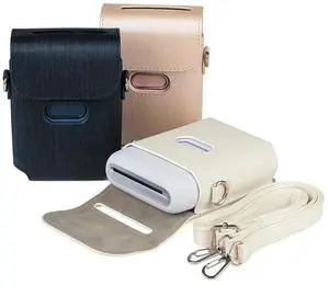 Crossbody Camera Bag PU Shoulder Bag White Stylish Handbag for Daily Travel Beach Party Crossbody Camera Bag PU Shoulder Bag White Stylish Handbag for Daily Travel Beach Party