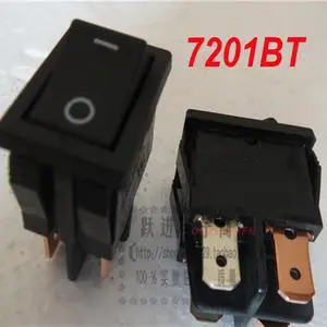 For 7201BT boat-shaped LCD TV printer power switch 2-position 4-pin rocker arm switch 10A For 7201BT boat-shaped LCD TV printer power switch 2-position 4-pin rocker arm switch 10A