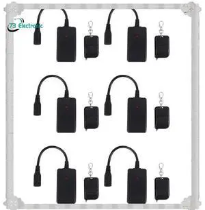 6X 3 Pins XLR Remote Control Receiver For Smoke Fog Machine DJ Stage Controller Receptor Fogging 400W 6X 3 Pins XLR Remote Control Receiver For Smoke Fog Machine DJ Stage Controller Receptor Fogging 400W