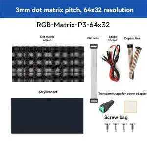 Indoor LED Screen Billboard P3 64x32 RGB Full-Color Display 192x96mm 1/16 Scan SMD Matrix Panel for Events And Advertising Indoor LED Screen Billboard P3 64x32 RGB Full-Color Display 192x96mm 1/16 Scan SMD Matrix Panel for Events And Advertising