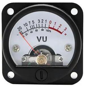 45Mm Digital Style Vu Indicator for Tube Amplifier Panel Mount Replacement Easy Installation Low Level Meter 45Mm Digital Style Vu Indicator for Tube Amplifier Panel Mount Replacement Easy Installation Low Level Meter