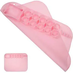 Premium Silicone Craft Mat for Painting Resin Casting Jewelry Making Nonstick Foldable DIY Art Mat with Pigment Cups Suction Premium Silicone Craft Mat for Painting Resin Casting Jewelry Making Nonstick Foldable DIY Art Mat with Pigment Cups Suction