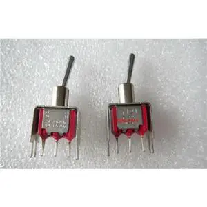 For 7101 C & K Button Switch 3 Feet 2 Gears With Iron Frame Shaking Head Power Switch Pointed Foot 2A250V For 7101 C & K Button Switch 3 Feet 2 Gears With Iron Frame Shaking Head Power Switch Pointed Foot 2A250V