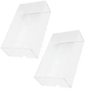 2Pcs Transparent Acrylic Mouse Cover Scratch Resistant Durable Protective Case for Laptop Office Use Mouse 2Pcs Transparent Acrylic Mouse Cover Scratch Resistant Durable Protective Case for Laptop Office Use Mouse