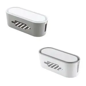 Large Capacity Cable Strip Organizer Cord Hider for Home Office Living Room Desk Wire Management Container Large Capacity Cable Strip Organizer Cord Hider for Home Office Living Room Desk Wire Management Container