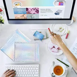 25Pcs Pouch Waterproof Shockproof Lightweight Bag for Cosmetics Costume Supplies Books Bag 25Pcs Pouch Waterproof Shockproof Lightweight Bag for Cosmetics Costume Supplies Books Bag