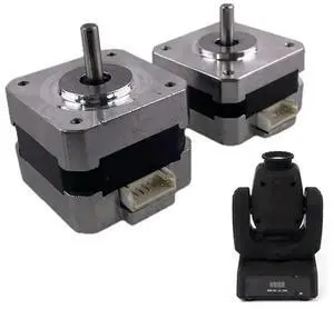 1 SET 30W RGBW LED Moving Head Light Pan Tilt XY Motors Stage Light Spare Part Step Motor 1 SET 30W RGBW LED Moving Head Light Pan Tilt XY Motors Stage Light Spare Part Step Motor