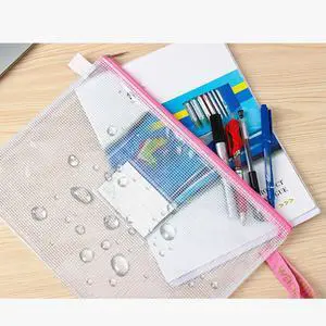 7Pcs Reinforced PVC Zipper File Bags Transparent Waterproof Oilproof Document Organizer for Office School Travel Home Use 7Pcs Reinforced PVC Zipper File Bags Transparent Waterproof Oilproof Document Organizer for Office School Travel Home Use